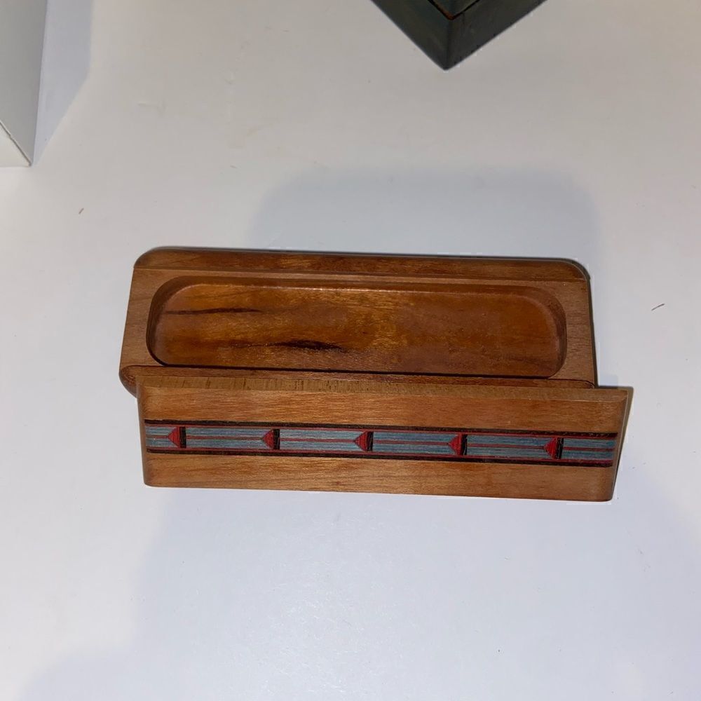 4 Small Random Trinket boxes vintage - Picture 4 of 11